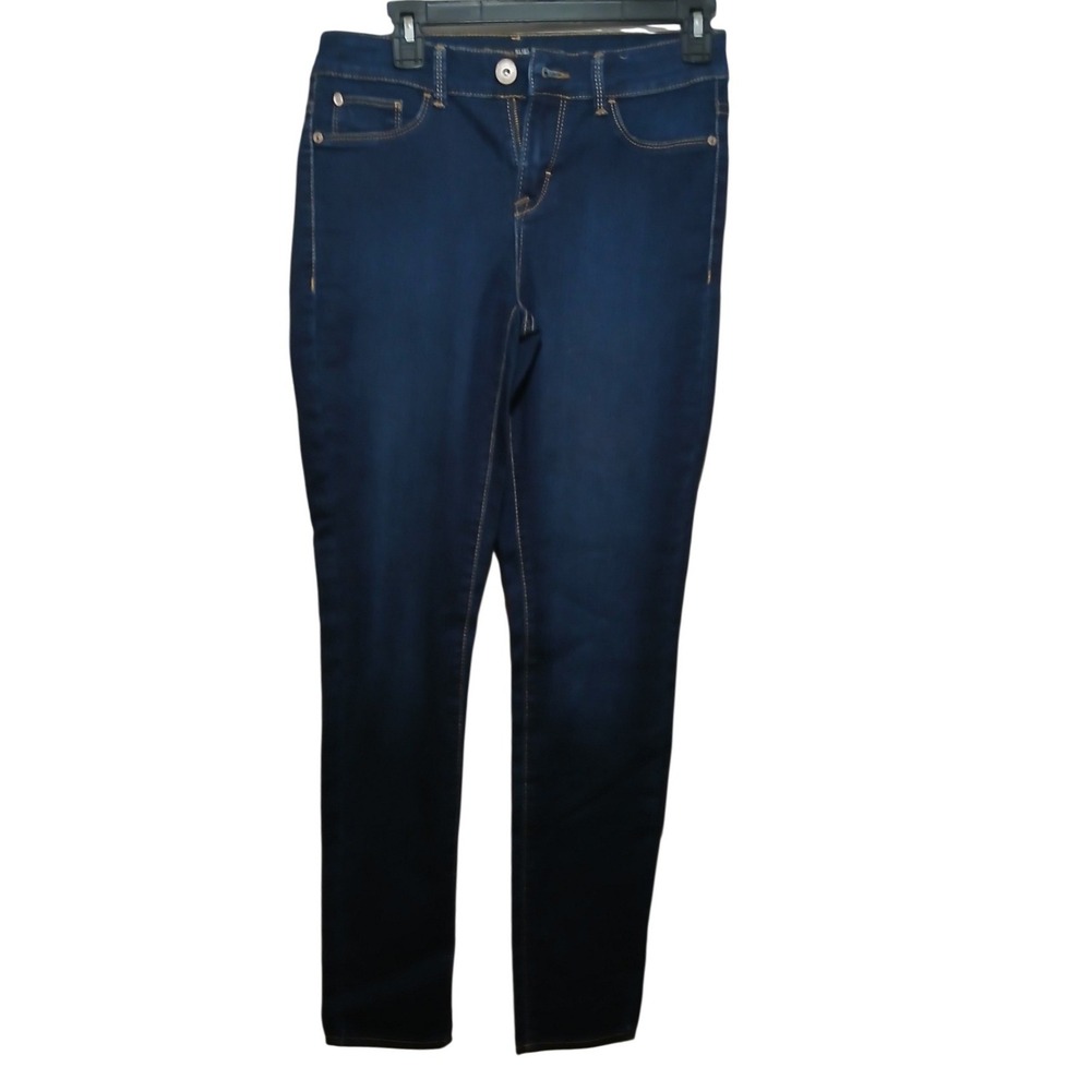 Jordache Super Skinny Jeans Womens 6 Dark Wash Denim Stretch Slim Fit Blue